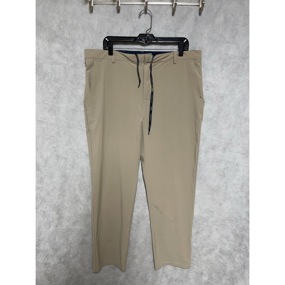 Teren Designs Pants Men 38X30 Beige Chino Outdoor Performance Tech Magnet Hiking